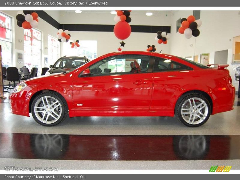 Victory Red / Ebony/Red 2008 Chevrolet Cobalt SS Coupe