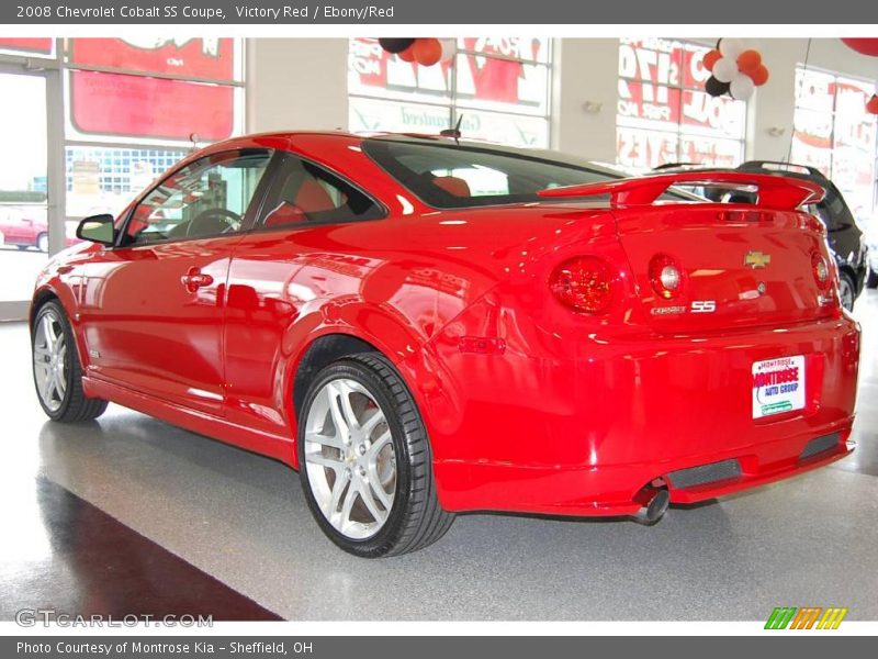 Victory Red / Ebony/Red 2008 Chevrolet Cobalt SS Coupe