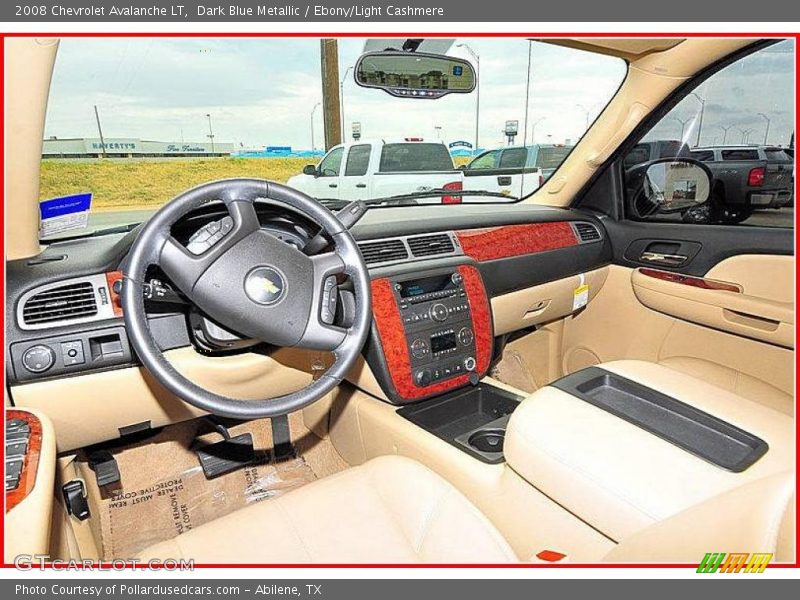Dark Blue Metallic / Ebony/Light Cashmere 2008 Chevrolet Avalanche LT
