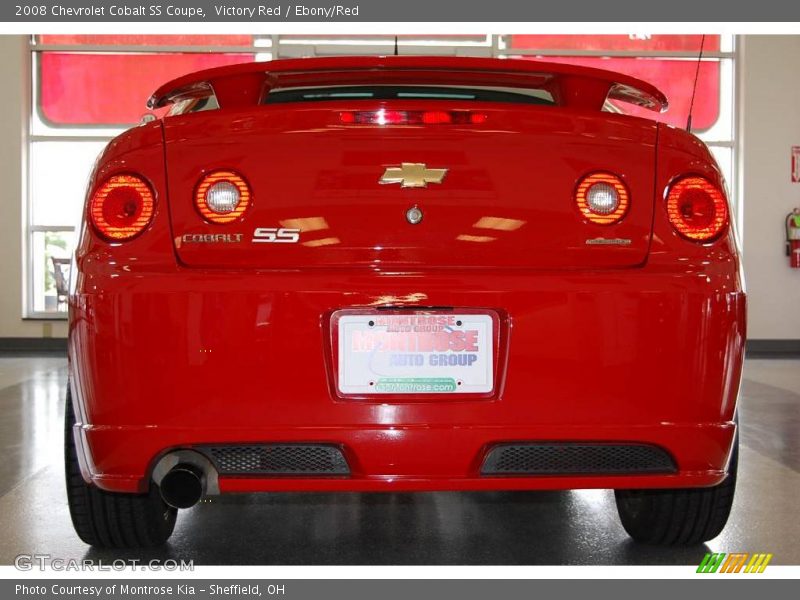Victory Red / Ebony/Red 2008 Chevrolet Cobalt SS Coupe