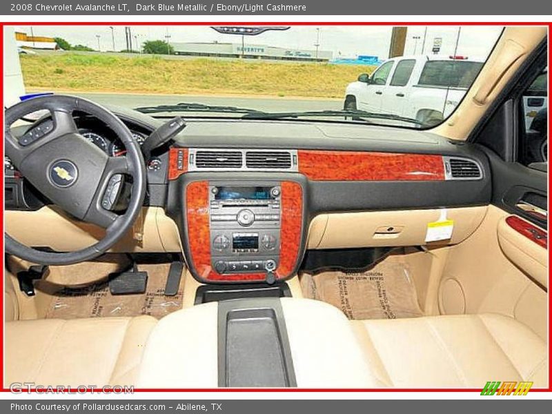 Dark Blue Metallic / Ebony/Light Cashmere 2008 Chevrolet Avalanche LT