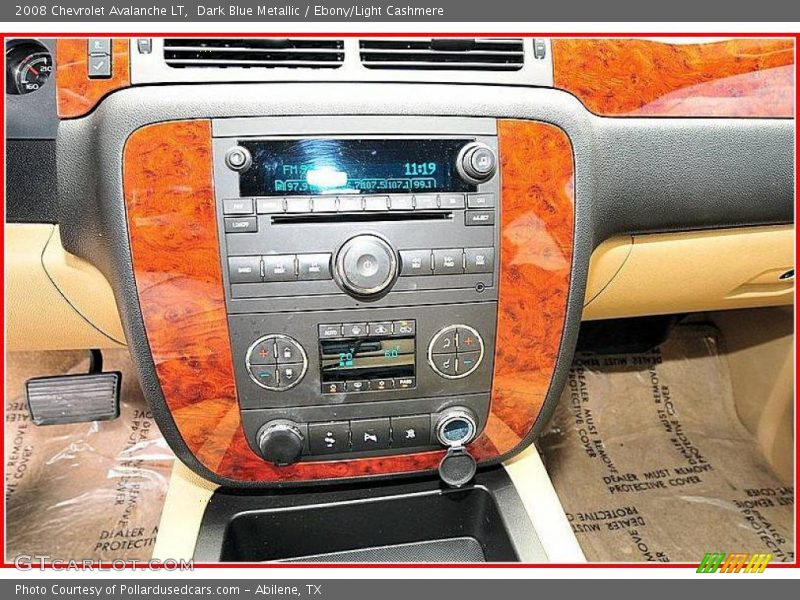 Dark Blue Metallic / Ebony/Light Cashmere 2008 Chevrolet Avalanche LT