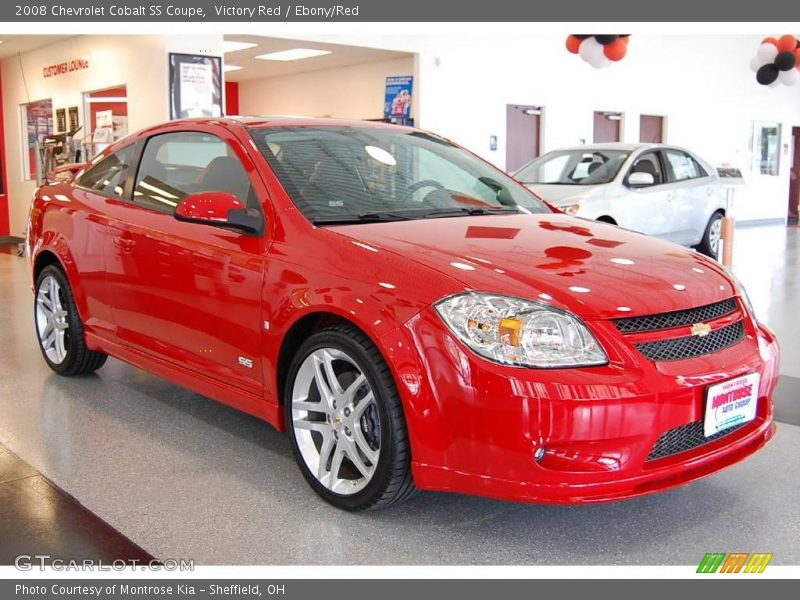 Victory Red / Ebony/Red 2008 Chevrolet Cobalt SS Coupe