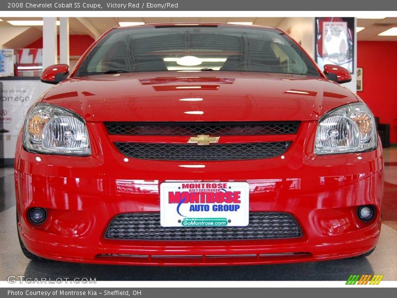 Victory Red / Ebony/Red 2008 Chevrolet Cobalt SS Coupe