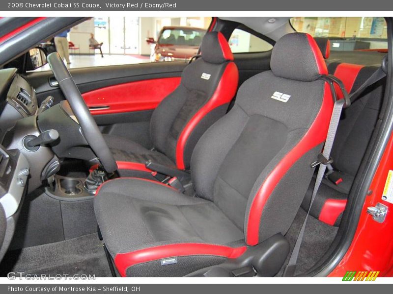 Victory Red / Ebony/Red 2008 Chevrolet Cobalt SS Coupe