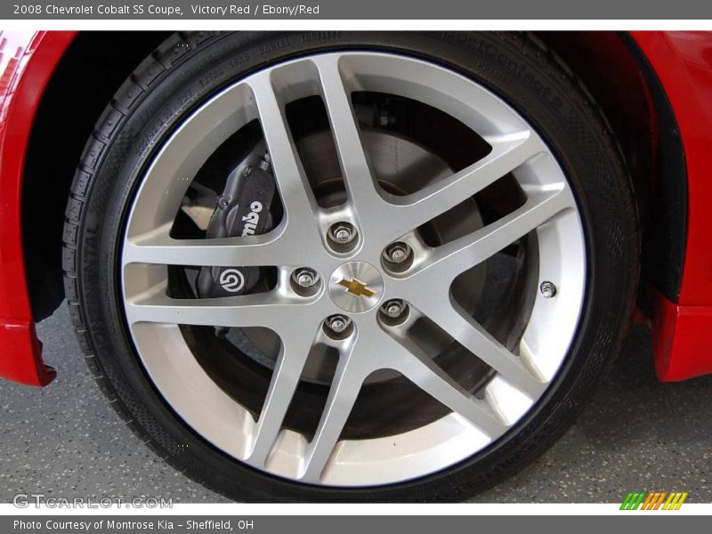 Victory Red / Ebony/Red 2008 Chevrolet Cobalt SS Coupe