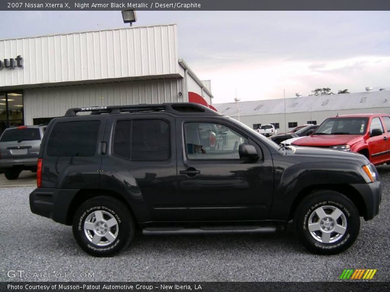 Night Armor Black Metallic / Desert/Graphite 2007 Nissan Xterra X