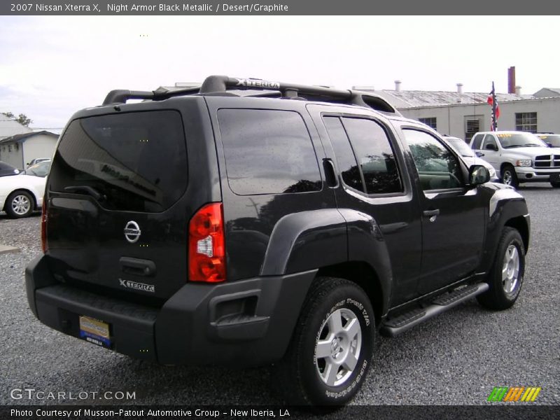 Night Armor Black Metallic / Desert/Graphite 2007 Nissan Xterra X