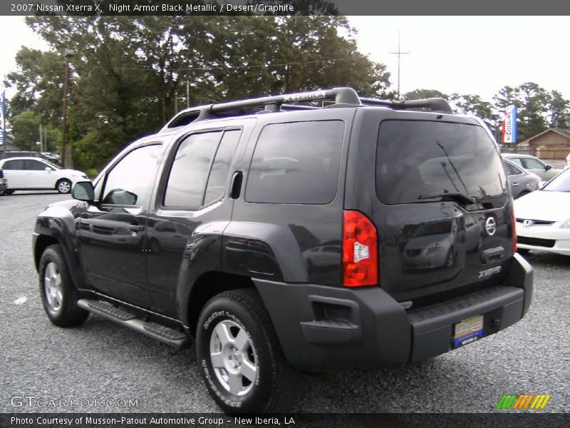 Night Armor Black Metallic / Desert/Graphite 2007 Nissan Xterra X