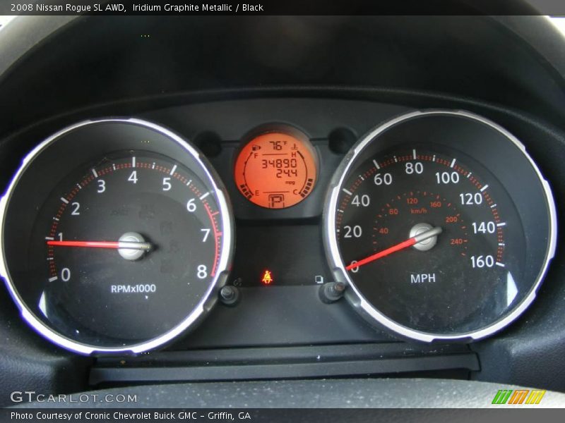 Iridium Graphite Metallic / Black 2008 Nissan Rogue SL AWD