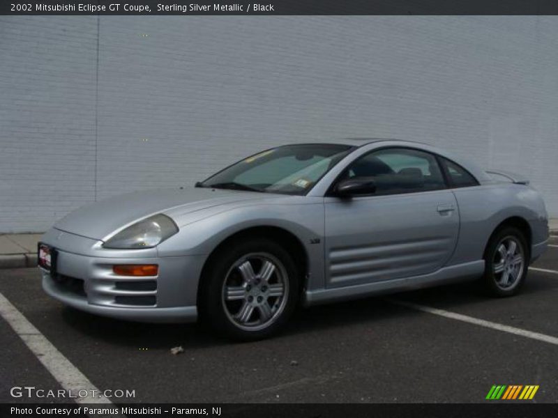 Sterling Silver Metallic / Black 2002 Mitsubishi Eclipse GT Coupe