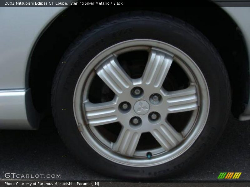 Sterling Silver Metallic / Black 2002 Mitsubishi Eclipse GT Coupe