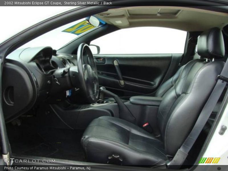 Sterling Silver Metallic / Black 2002 Mitsubishi Eclipse GT Coupe