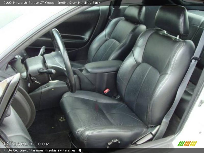 Sterling Silver Metallic / Black 2002 Mitsubishi Eclipse GT Coupe