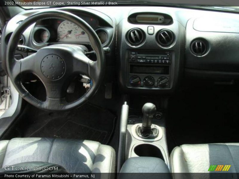 Sterling Silver Metallic / Black 2002 Mitsubishi Eclipse GT Coupe