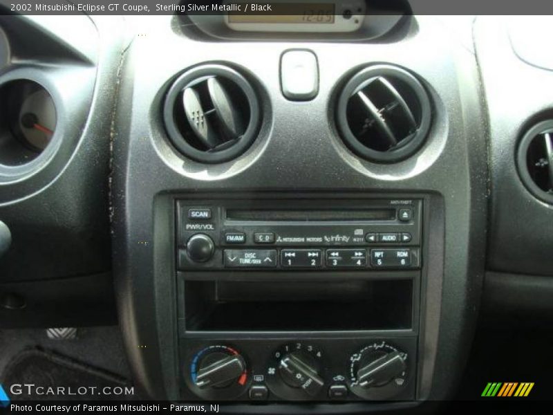 Sterling Silver Metallic / Black 2002 Mitsubishi Eclipse GT Coupe
