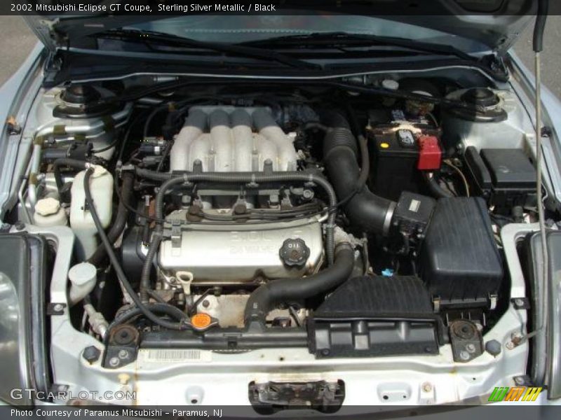 Sterling Silver Metallic / Black 2002 Mitsubishi Eclipse GT Coupe