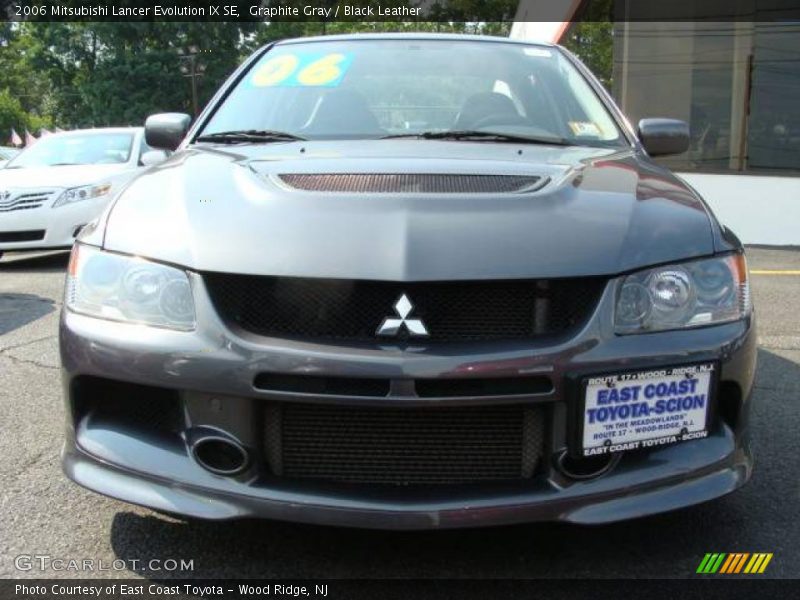 Graphite Gray / Black Leather 2006 Mitsubishi Lancer Evolution IX SE