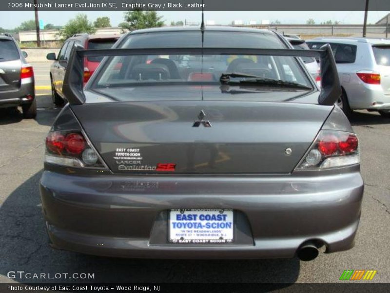 Graphite Gray / Black Leather 2006 Mitsubishi Lancer Evolution IX SE