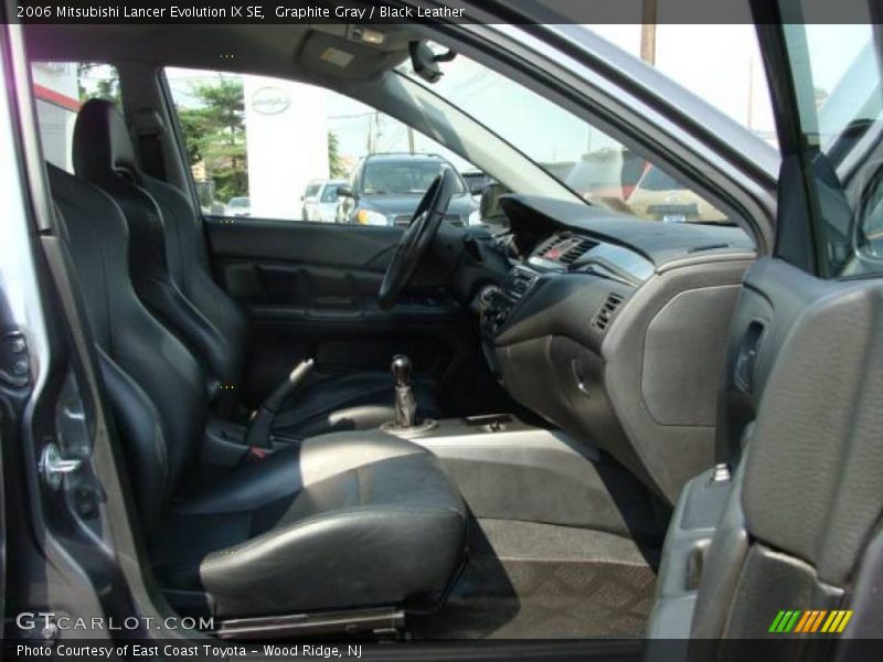 Graphite Gray / Black Leather 2006 Mitsubishi Lancer Evolution IX SE