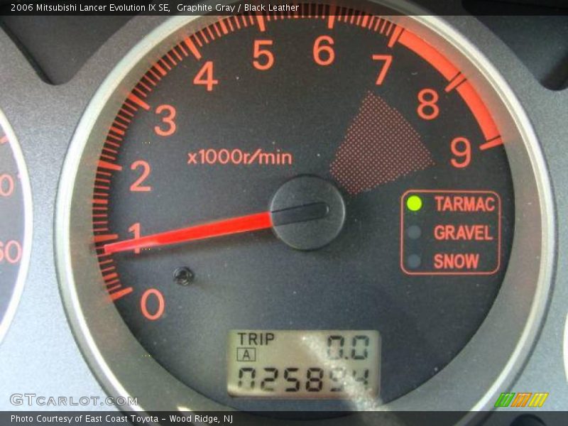 Graphite Gray / Black Leather 2006 Mitsubishi Lancer Evolution IX SE