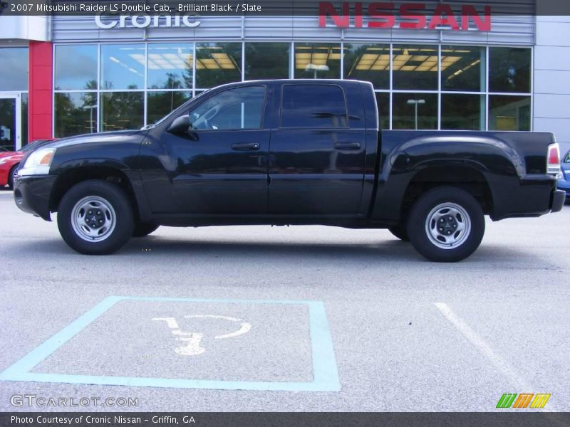 Brilliant Black / Slate 2007 Mitsubishi Raider LS Double Cab