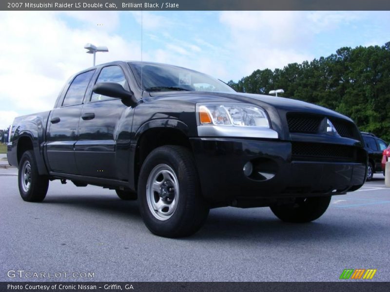 Brilliant Black / Slate 2007 Mitsubishi Raider LS Double Cab