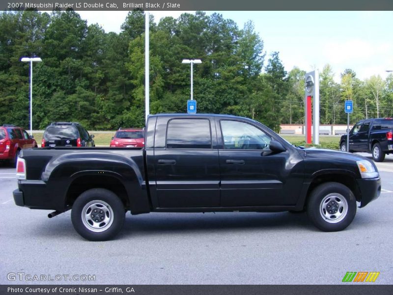 Brilliant Black / Slate 2007 Mitsubishi Raider LS Double Cab