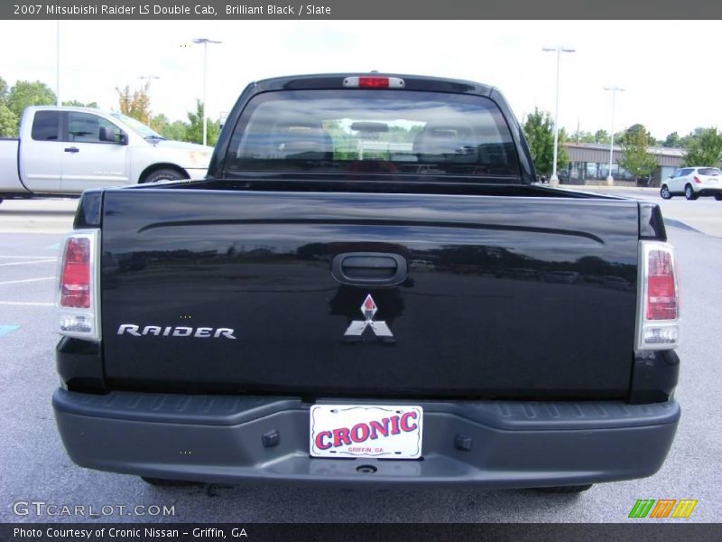 Brilliant Black / Slate 2007 Mitsubishi Raider LS Double Cab