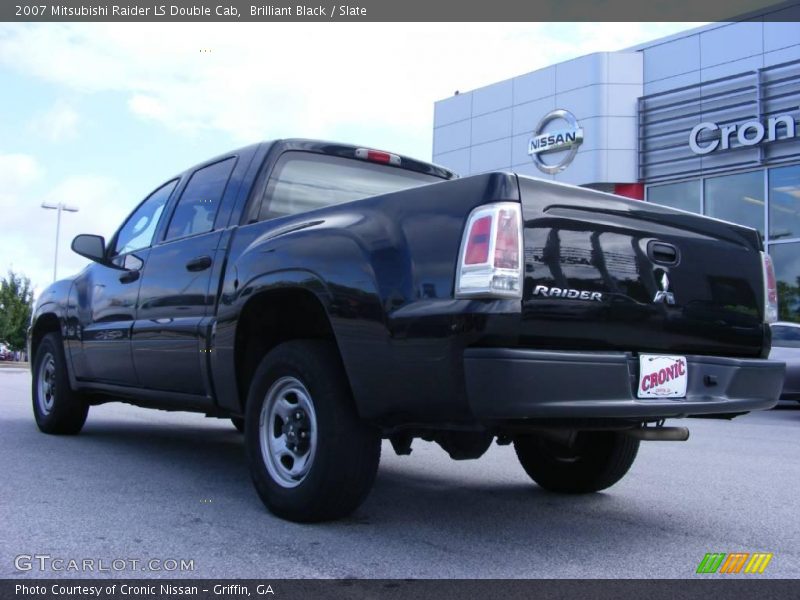Brilliant Black / Slate 2007 Mitsubishi Raider LS Double Cab