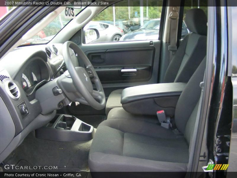 Brilliant Black / Slate 2007 Mitsubishi Raider LS Double Cab
