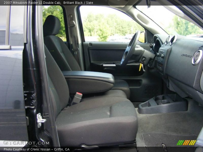 Brilliant Black / Slate 2007 Mitsubishi Raider LS Double Cab