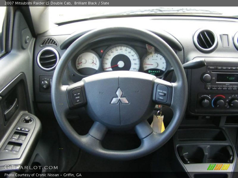 Brilliant Black / Slate 2007 Mitsubishi Raider LS Double Cab