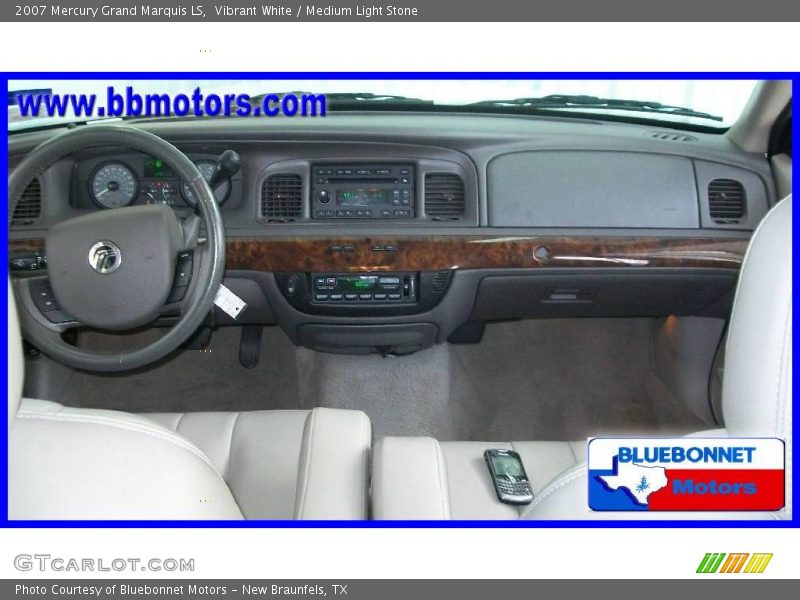 Vibrant White / Medium Light Stone 2007 Mercury Grand Marquis LS