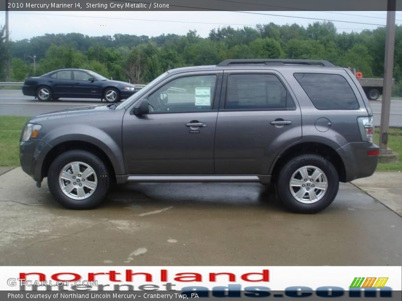 Sterling Grey Metallic / Stone 2010 Mercury Mariner I4