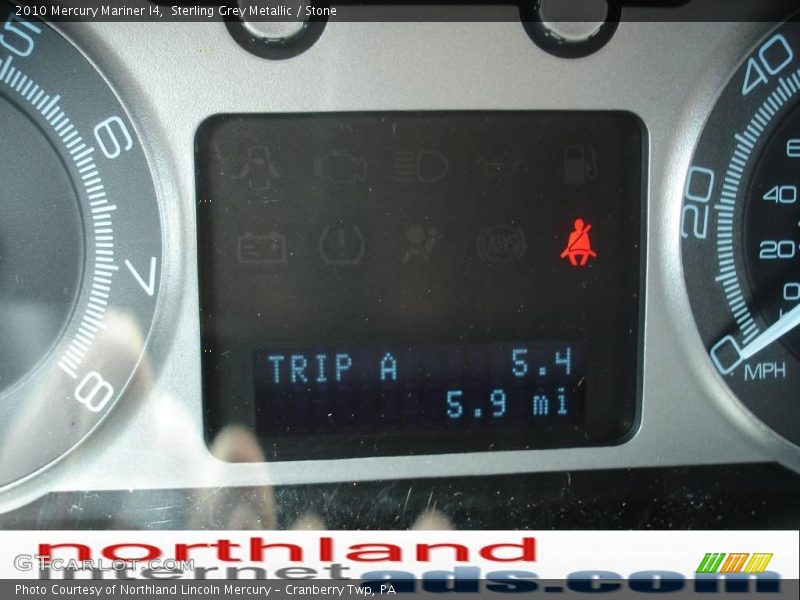 Sterling Grey Metallic / Stone 2010 Mercury Mariner I4