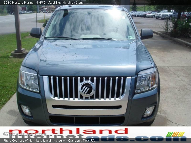 Steel Blue Metallic / Stone 2010 Mercury Mariner I4 4WD