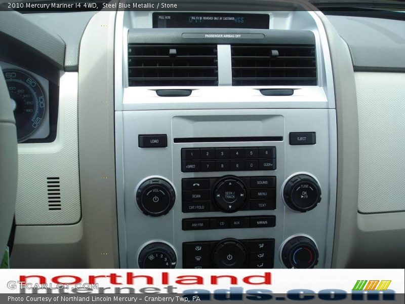 Steel Blue Metallic / Stone 2010 Mercury Mariner I4 4WD