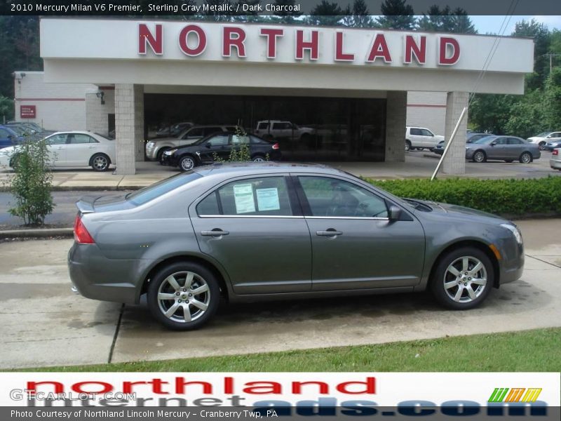 Sterling Gray Metallic / Dark Charcoal 2010 Mercury Milan V6 Premier