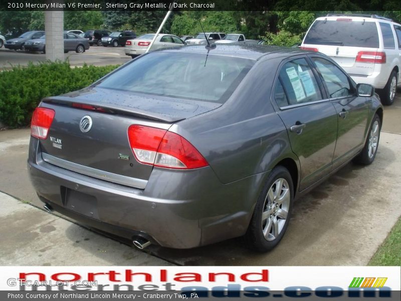 Sterling Gray Metallic / Dark Charcoal 2010 Mercury Milan V6 Premier