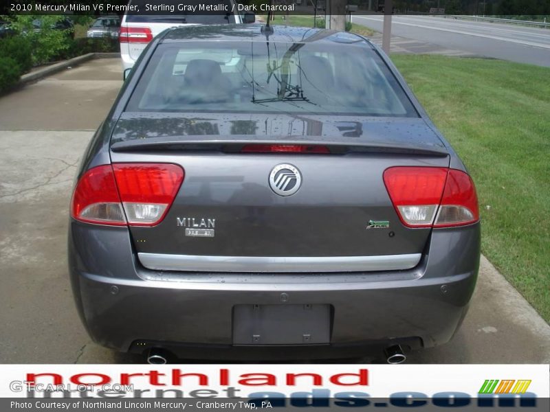 Sterling Gray Metallic / Dark Charcoal 2010 Mercury Milan V6 Premier