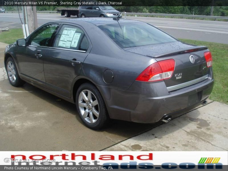 Sterling Gray Metallic / Dark Charcoal 2010 Mercury Milan V6 Premier