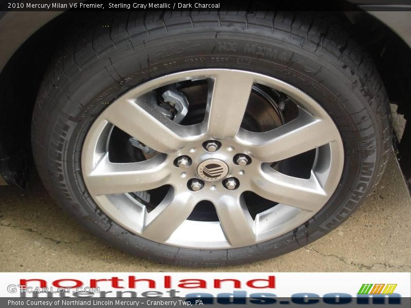 Sterling Gray Metallic / Dark Charcoal 2010 Mercury Milan V6 Premier