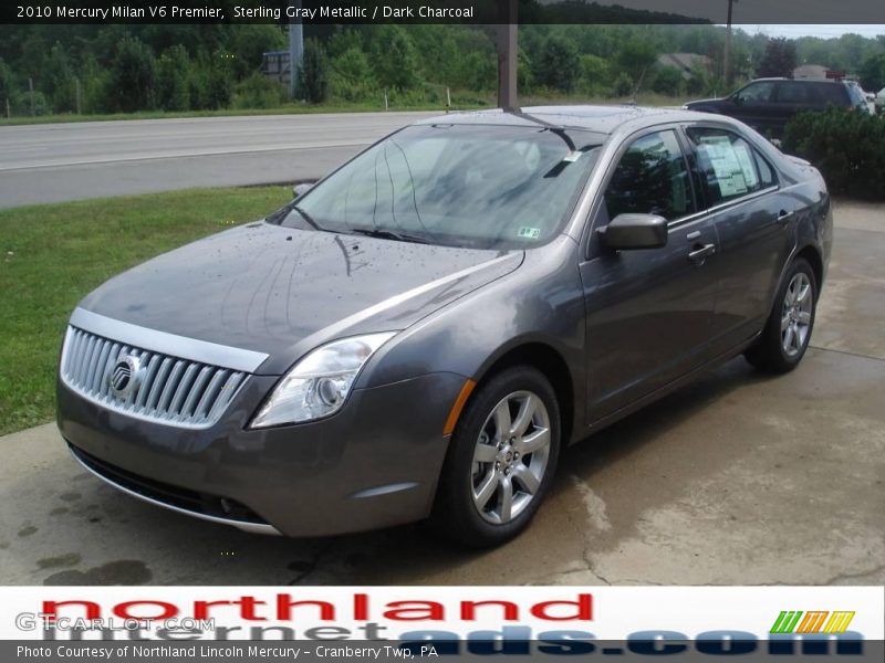 Sterling Gray Metallic / Dark Charcoal 2010 Mercury Milan V6 Premier