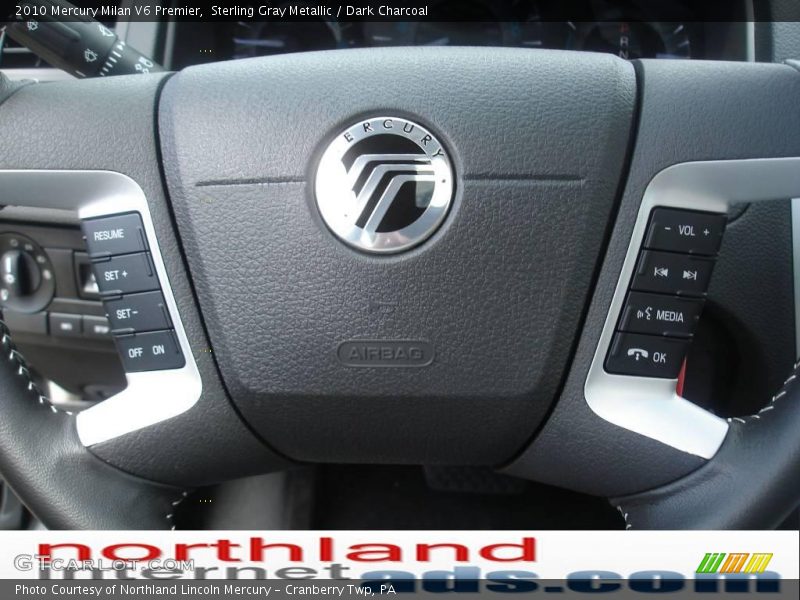 Sterling Gray Metallic / Dark Charcoal 2010 Mercury Milan V6 Premier