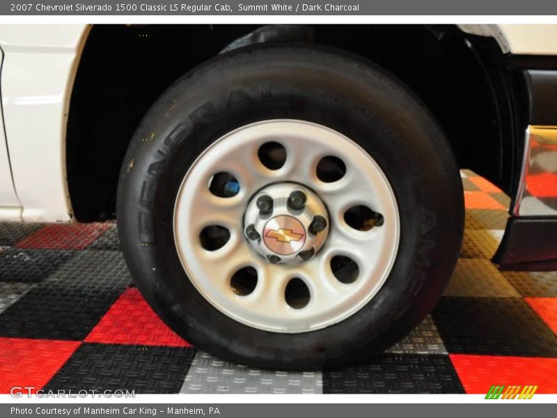 Summit White / Dark Charcoal 2007 Chevrolet Silverado 1500 Classic LS Regular Cab
