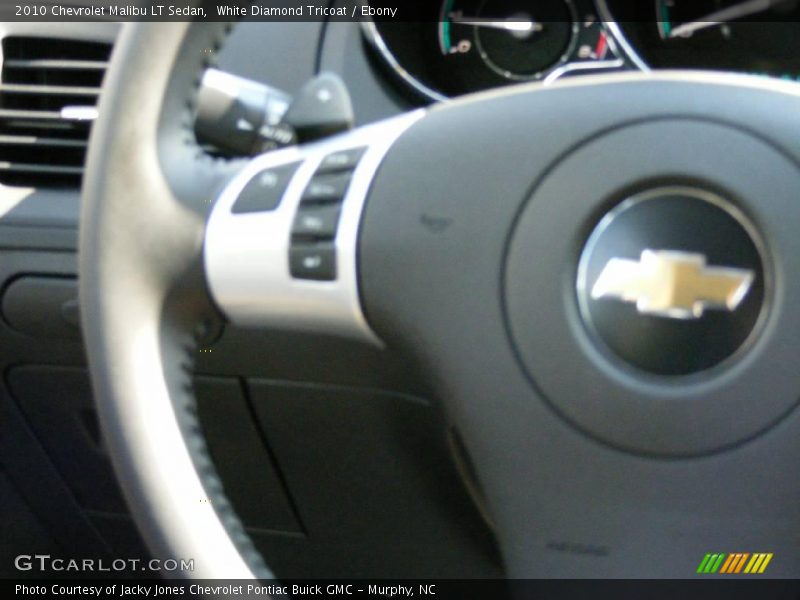 White Diamond Tricoat / Ebony 2010 Chevrolet Malibu LT Sedan