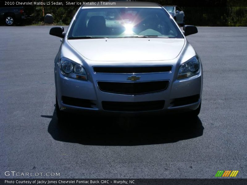 Silver Ice Metallic / Titanium 2010 Chevrolet Malibu LS Sedan
