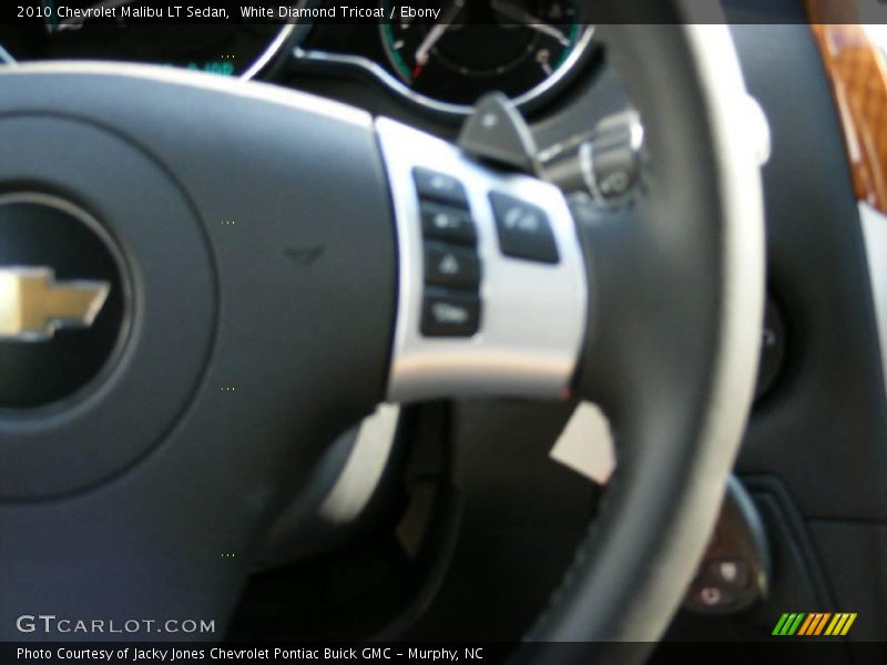 White Diamond Tricoat / Ebony 2010 Chevrolet Malibu LT Sedan