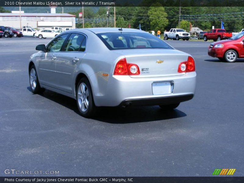 Silver Ice Metallic / Titanium 2010 Chevrolet Malibu LS Sedan